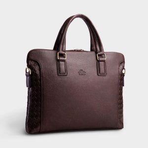 Túi da nam Bevis CA28N Màu Nâu